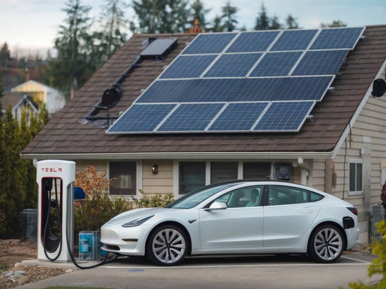Panneaux solaires à la maison : quel équipement pour une voiture électrique