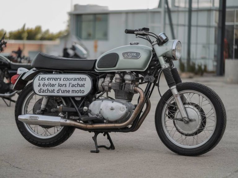 Les erreurs courantes à éviter lors de l’achat d’une moto