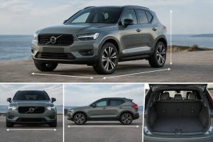Dimension Volvo XC4 longueur, largeur, hauteur et volume du coffre