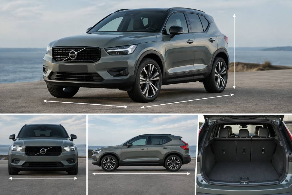 Dimension Volvo XC4 longueur, largeur, hauteur et volume du coffre